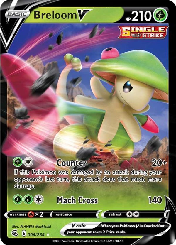 Breloom V (006 264) [Sword & Shield: Fusion Strike] Online Sale