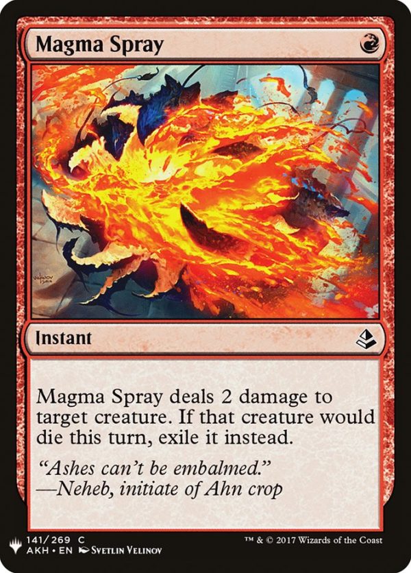 Magma Spray [Mystery Booster] Sale