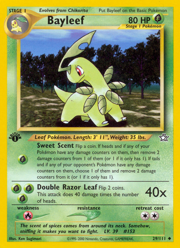 Bayleef (29 111) [Neo Genesis 1st Edition] Supply