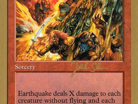 Earthquake (Jakub Slemr) [World Championship Decks 1997] Discount