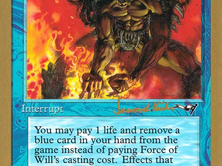 Force of Will (Janosch Kuhn) [World Championship Decks 1997] on Sale