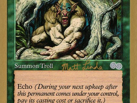 Albino Troll (Matt Linde) [World Championship Decks 1999] Hot on Sale