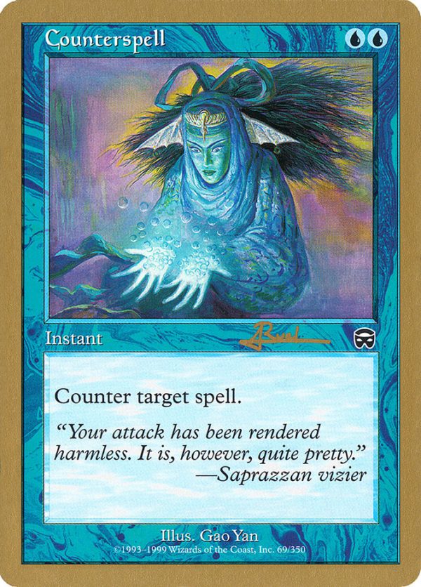 Counterspell (Antoine Ruel) (MMQ) [World Championship Decks 2001] For Cheap