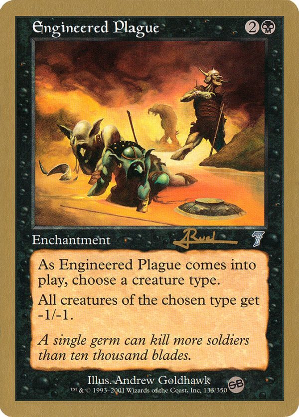 Engineered Plague (Antoine Ruel) (SB) [World Championship Decks 2001] Sale