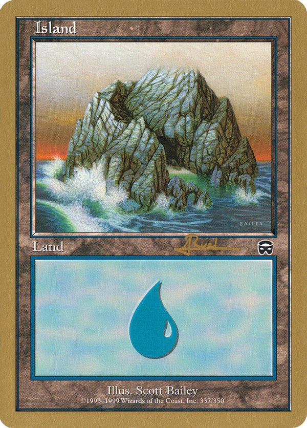 Island (ar337) (Antoine Ruel) [World Championship Decks 2001] Supply