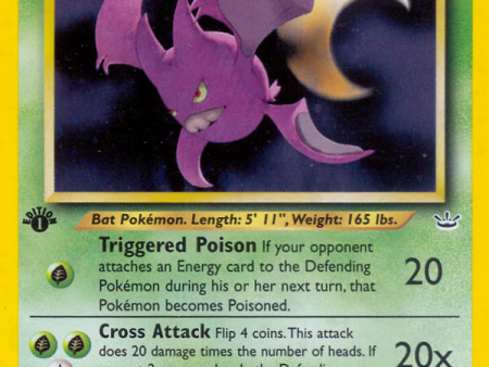 Crobat (4 64) [Neo Revelation 1st Edition] on Sale