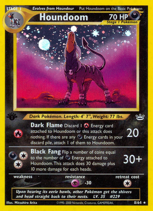 Houndoom (8 64) [Neo Revelation 1st Edition] Sale