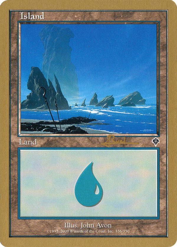 Island (ar336) (Antoine Ruel) [World Championship Decks 2001] Online now