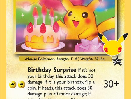 _____ s Pikachu (24) [Celebrations: 25th Anniversary - Classic Collection] Online