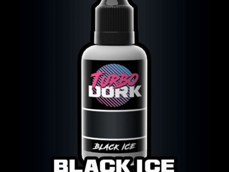 Black Ice Metallic Acrylic Paint 20ml Bottle Supply