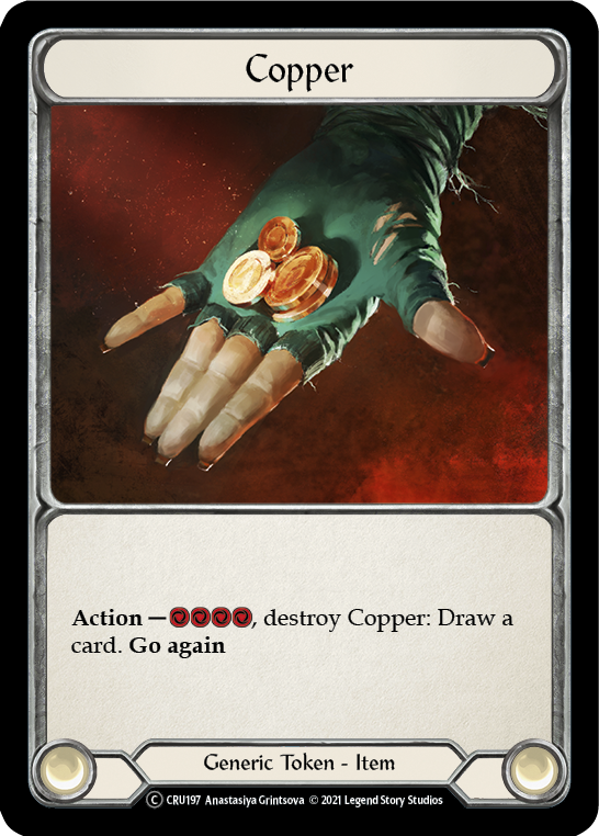 Copper [CRU197-RF] 1st Edition Rainbow Foil For Discount