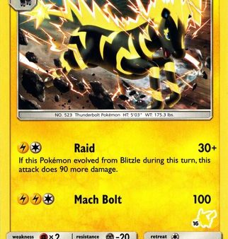 Zebstrika (45 181) (Pikachu Stamp #16) [Battle Academy 2020] For Sale