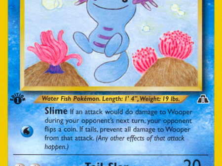 Wooper (71 75) [Neo Discovery 1st Edition] Online now