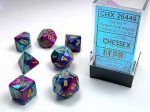 Gemini Purple-Teal Gold Polyhedral 7-Die Set Discount