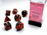 Chessex Gemini Black-Red Gold Dice Set on Sale