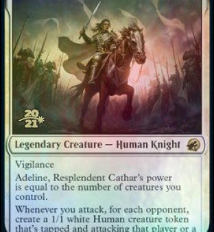 Adeline, Resplendent Cathar [Innistrad: Midnight Hunt Prerelease Promos] For Discount