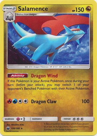 Salamence (106 168) (Cosmos Holo) [Sun & Moon: Celestial Storm] Fashion