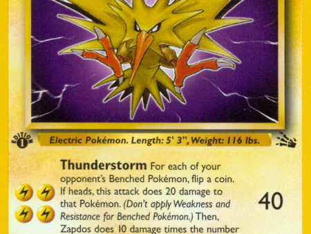 Zapdos (30 62) [Fossil 1st Edition] Online