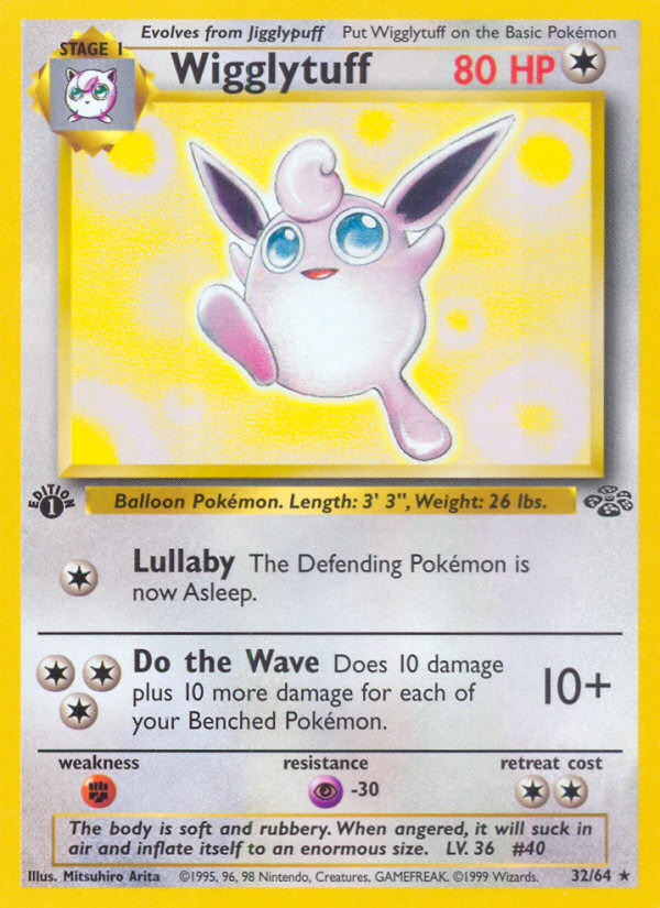 Wigglytuff (32 64) [Jungle 1st Edition] Online Sale