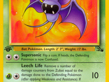 Zubat (57 62) [Fossil 1st Edition] Cheap