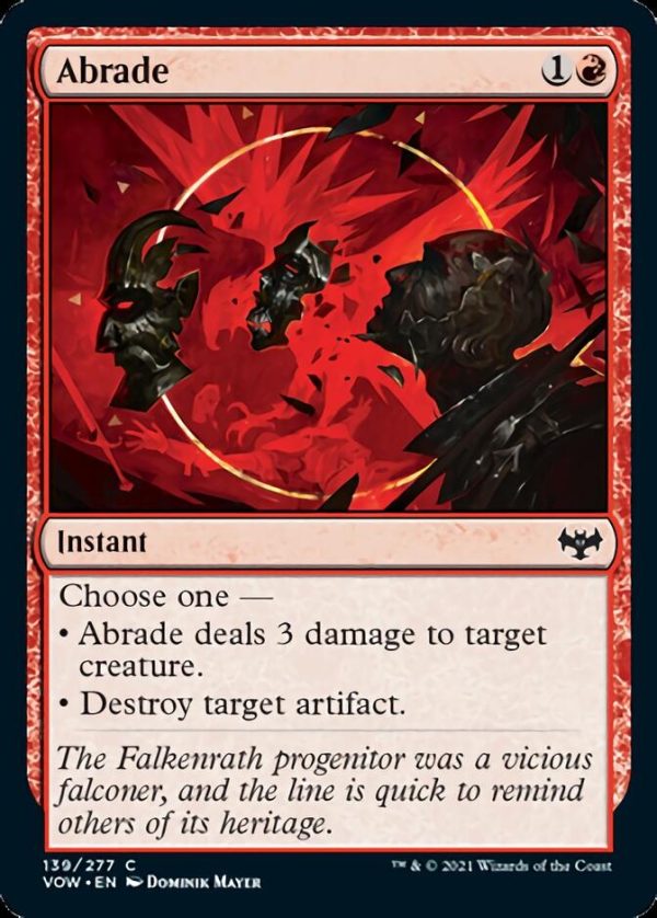 Abrade [Innistrad: Crimson Vow] Online now