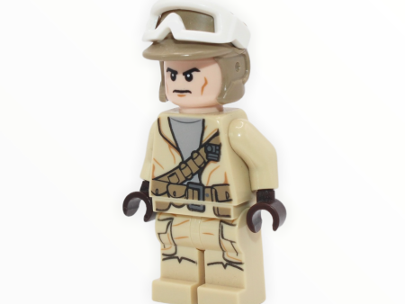 Rebel Trooper (dark tan helmet, tan outfit, frown with cheek lines, 2016) Fashion