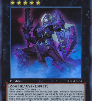 Crimson Knight Vampire Bram [SHSP-EN054] Ultra Rare For Sale